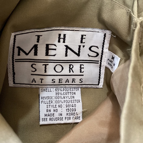 Vintage The Men’s Store At Sears Reversible Green & Nude/Tan Men’s Jacket - Picture 5 of 10